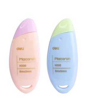 Deli Correction Tape 6m*5mm Assorted Color