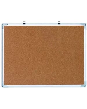 Double-Sided Bulletin Board with Felt & Cork Surfaces and Aluminum Frame (60×45cm)